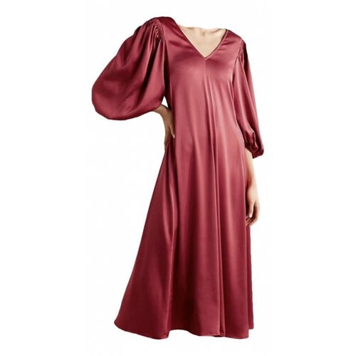 Pre-owned Stine Goya Mid-length Dress In Burgundy