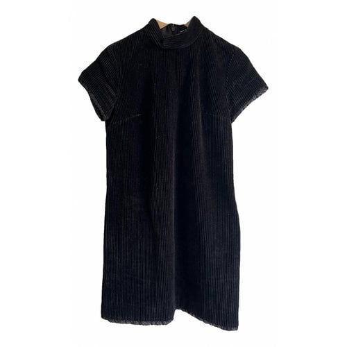 Pre-owned Marc Jacobs Velvet Mid-length Dress In Black