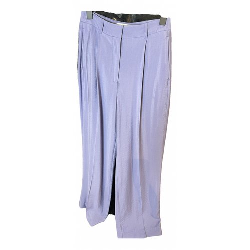 Pre-owned Ba&sh Trousers In Purple