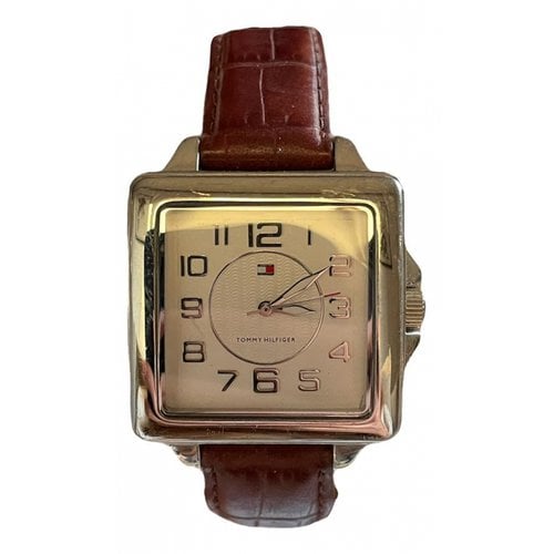 Pre-owned Tommy Hilfiger Watch In White