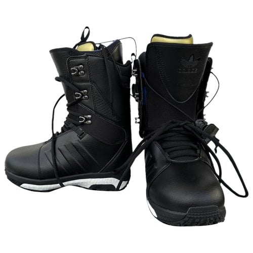 Pre-owned Adidas Originals Boots In Black
