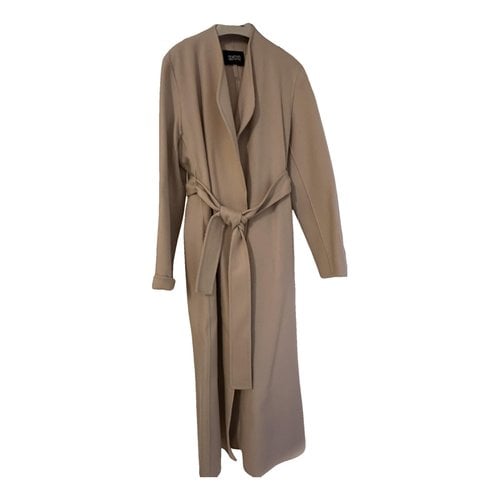 Pre-owned Sly010 Cashmere Coat In Beige