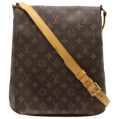 Pre-owned Louis Vuitton Salsa Cloth Tote In Brown