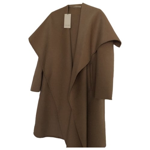 Pre-owned Liviana Conti Wool Coat In Camel