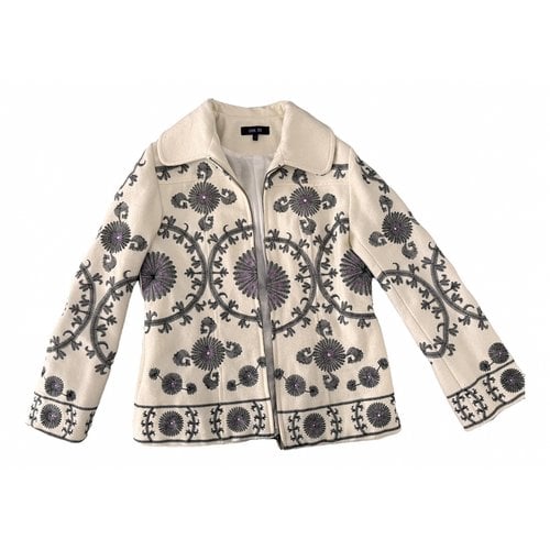 Pre-owned Anna Sui Wool Jacket In White