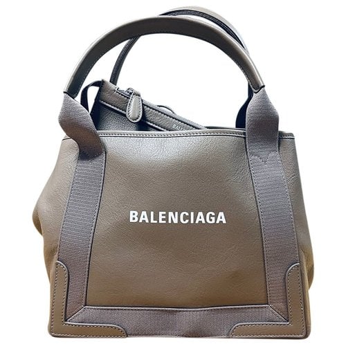 Pre-owned Balenciaga Leather Handbag In Camel