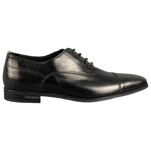 Pre-owned Paul Smith Leather Lace Ups In Black