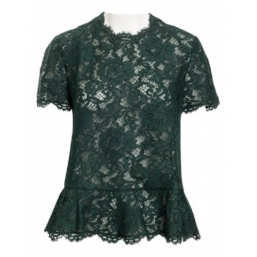 Pre-owned Valentino Blouse In Green