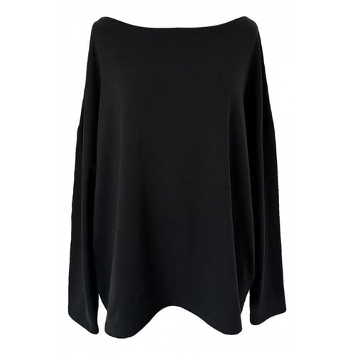 Pre-owned Allsaints Jersey Top In Black
