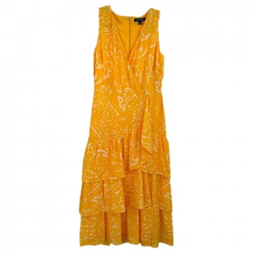 Pre-owned Lauren Ralph Lauren Mid-length Dress In Yellow