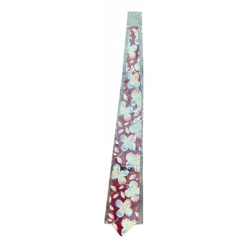 Pre-owned Kenzo Silk Tie In Other