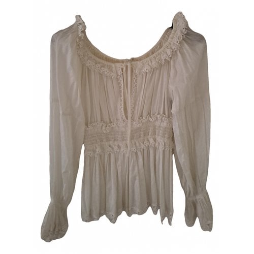 Pre-owned Dolce & Gabbana Blouse In White