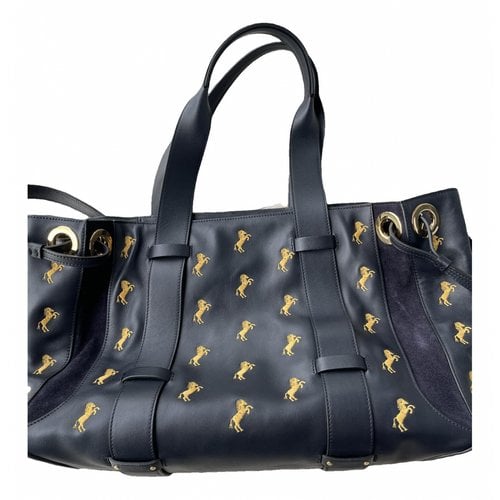 Pre-owned Chloé Leather Tote In Black