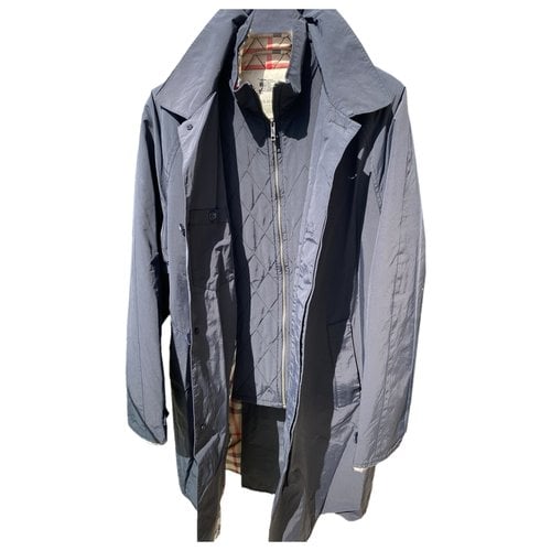 Pre-owned Burberry Parka In Blue