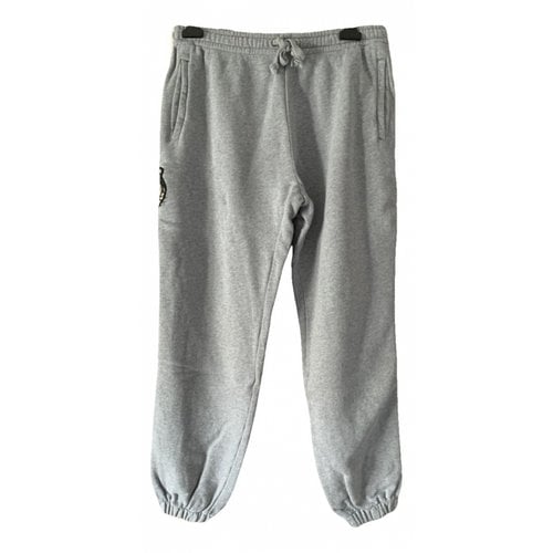 Pre-owned Gucci Trousers In Grey