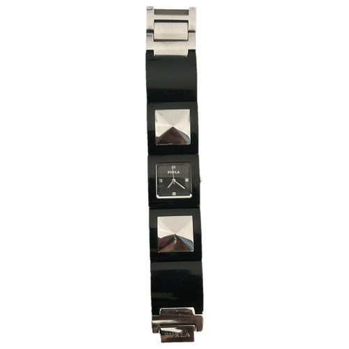 Pre-owned Furla Watch In Black