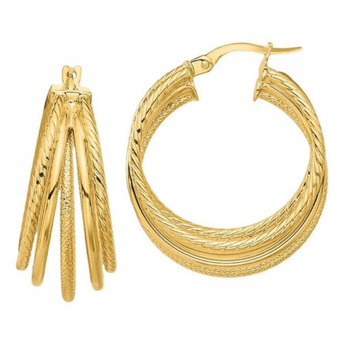 Pre-owned Apple Yellow Gold Earrings