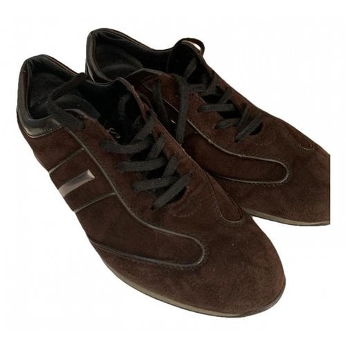 Pre-owned Tod's Trainers In Brown