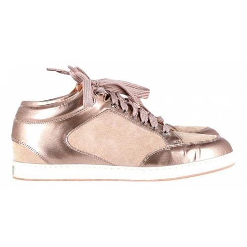 Pre-owned Jimmy Choo Trainers In Pink