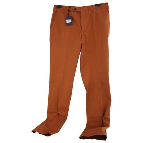 Pre-owned Turnbull & Asser Trousers In Orange