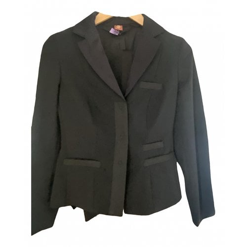 Pre-owned Dondup Wool Suit Jacket In Black