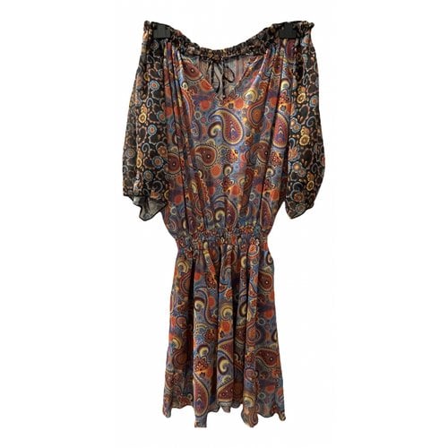 Pre-owned Femme By Michele Rossi Mini Dress In Multicolour