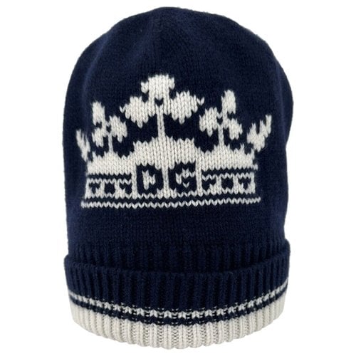 Pre-owned Dolce & Gabbana Cashmere Hat In Blue