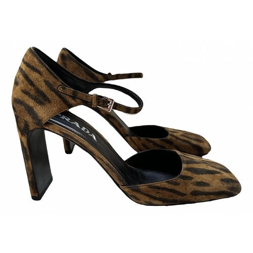 Pre-owned Prada Mary Jane Heels In Other
