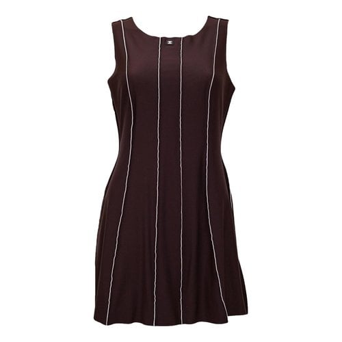 Pre-owned Chanel Mini Dress In Brown
