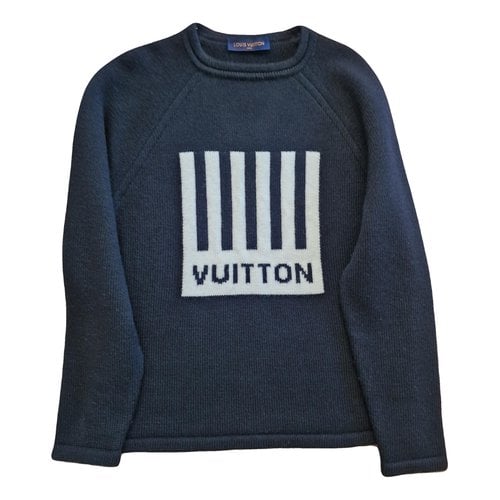 Pre-owned Louis Vuitton Wool Sweatshirt In Black
