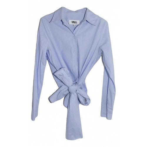 Pre-owned Mm6 Maison Margiela Shirt In Blue