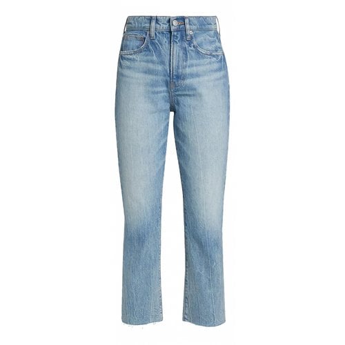 Pre-owned Veronica Beard Straight Jeans In Blue