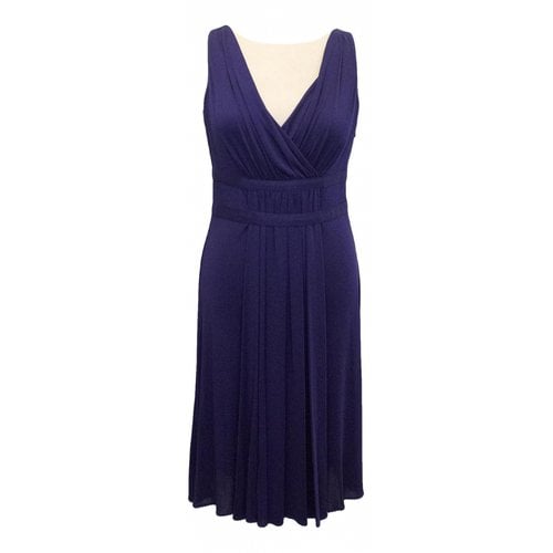 Pre-owned Moschino Cheap And Chic Silk Dress In Purple