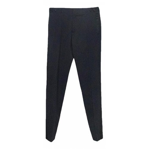 Pre-owned Marc Jacobs Wool Trousers In Blue