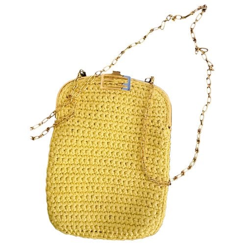 Pre-owned Fendi Crossbody Bag In Yellow