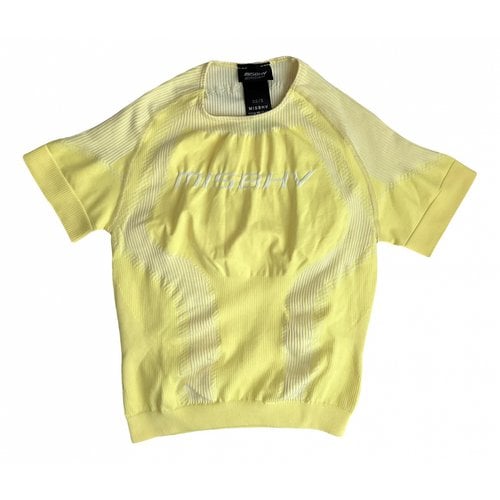 Pre-owned Misbhv T-shirt In Yellow
