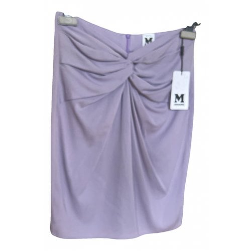 Pre-owned M Missoni Silk Mid-length Skirt In Purple