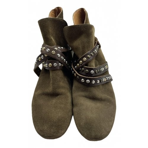 Pre-owned Isabel Marant Étoile Ankle Boots In Brown