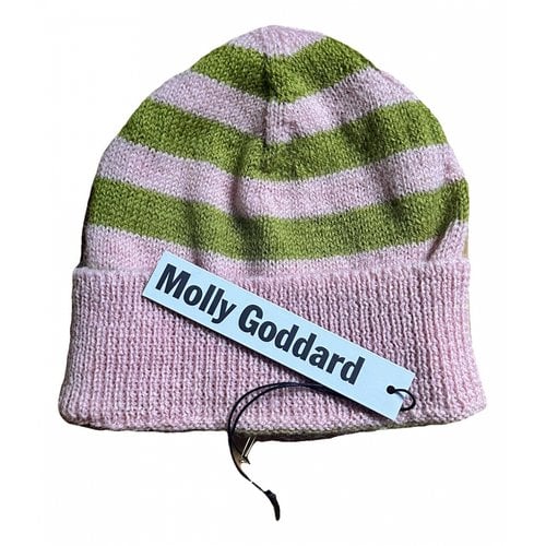 Pre-owned Molly Goddard Wool Beanie In Pink