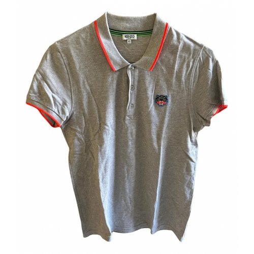 Pre-owned Kenzo Tiger Polo Shirt In Grey