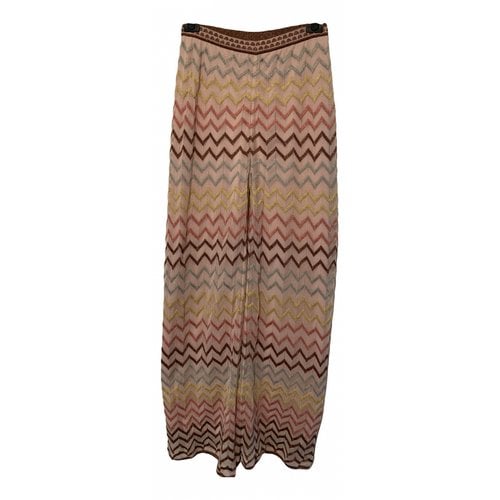 Pre-owned M Missoni Large Pants In Multicolour