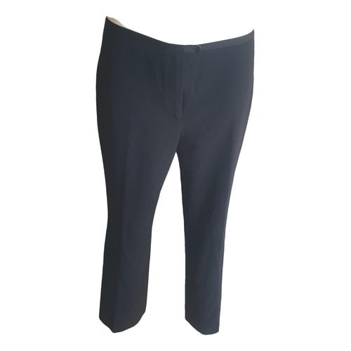 Pre-owned Moncler Straight Pants In Black