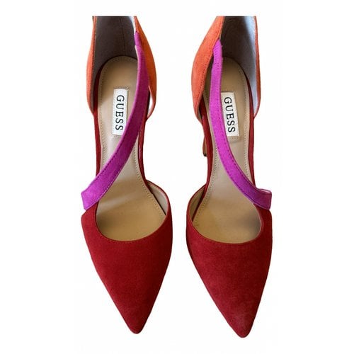 Pre-owned Guess Heels In Multicolour