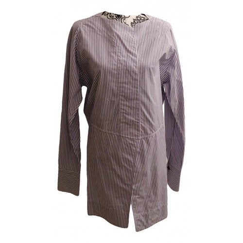 Pre-owned Victoria Beckham Blouse In Purple