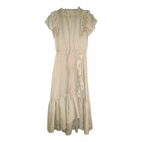 Pre-owned Munthe Mid-length Dress In Beige