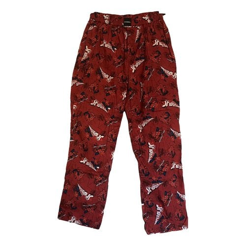 Pre-owned Vetements Trousers In Multicolour