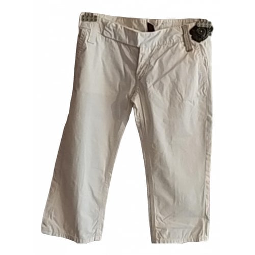 Pre-owned Dondup Short Pants In White