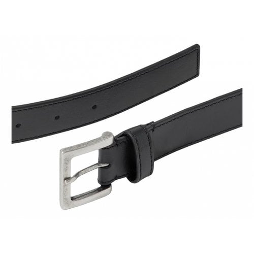 Pre-owned Jacquemus Leather Belt In Black
