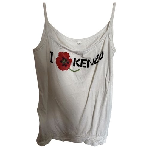 Pre-owned Kenzo Camisole In White