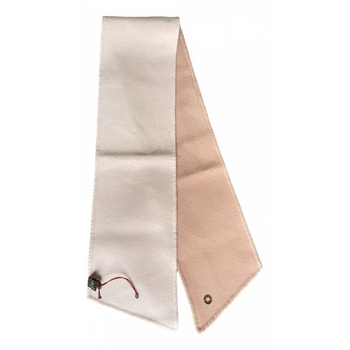 Pre-owned Loro Piana Cashmere Stole In Pink